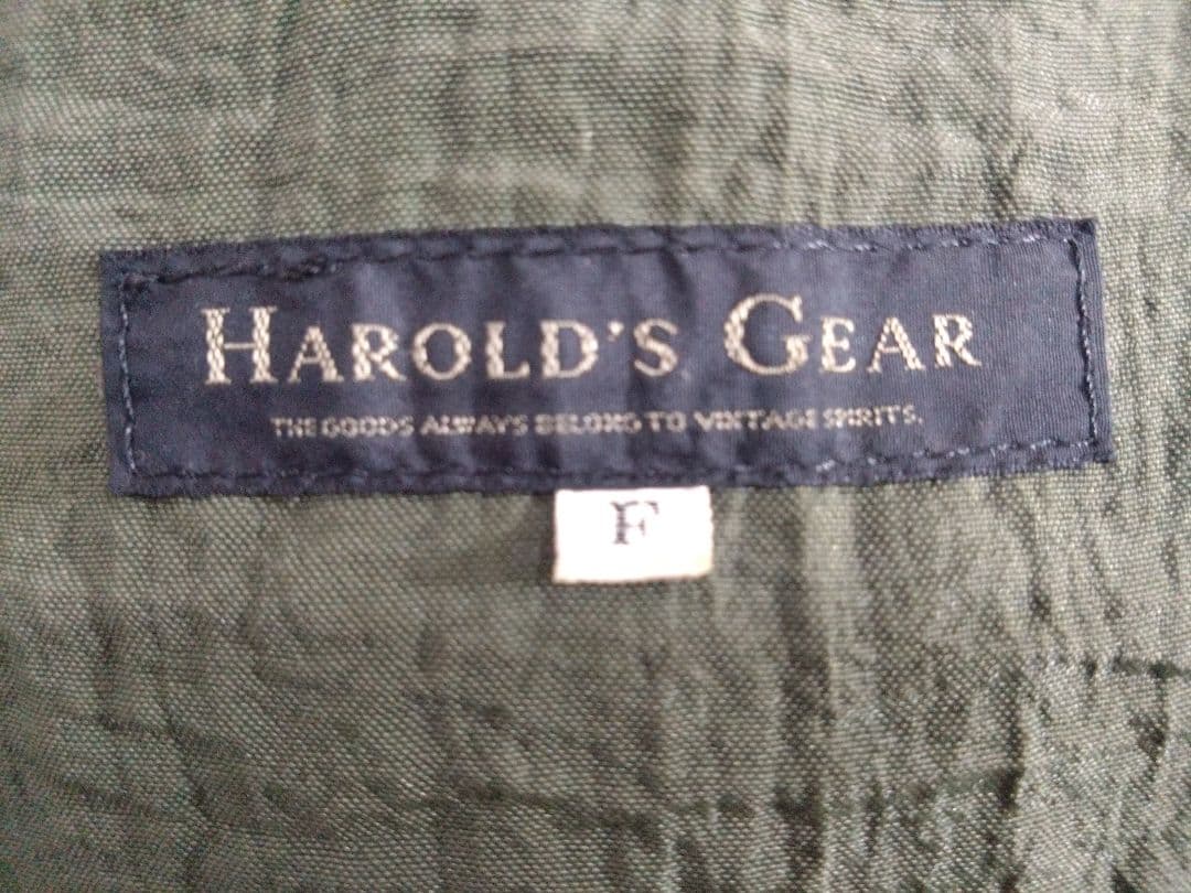 【送料込】Fサイズ 革ベスト 名品 牛革でも羊革の様に柔らか ハロルズギア