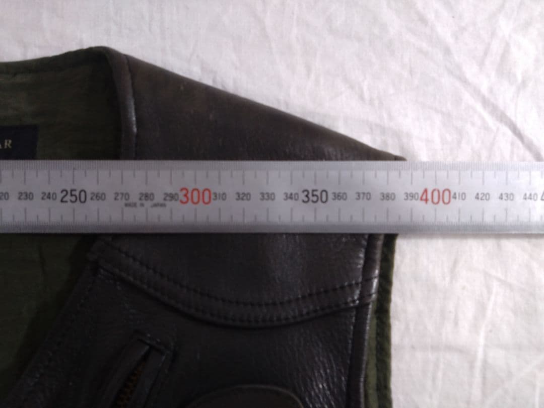 【送料込】Fサイズ 革ベスト 名品 牛革でも羊革の様に柔らか ハロルズギア