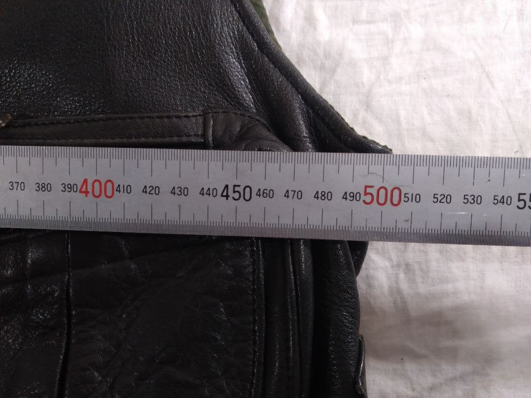 【送料込】Fサイズ 革ベスト 名品 牛革でも羊革の様に柔らか ハロルズギア