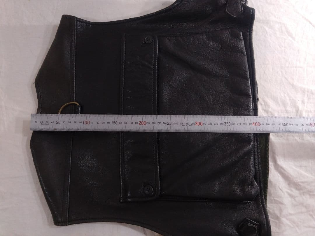 【送料込】Fサイズ 革ベスト 名品 牛革でも羊革の様に柔らか ハロルズギア