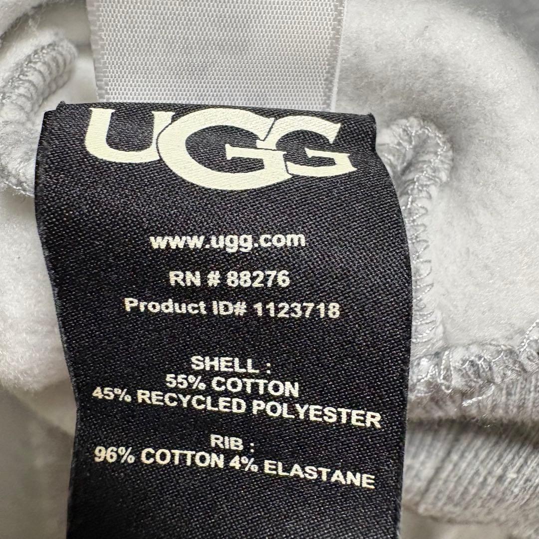 UGG アグ トレーナー スウェット マドリンファジーロゴ グレー ピンク