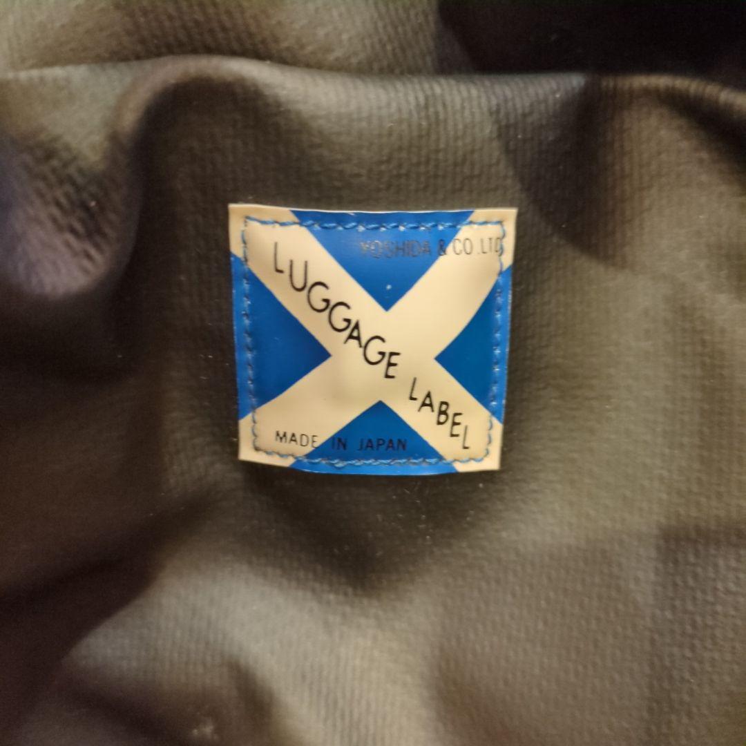 吉田カバン ラゲッジレーベル ドラム型 2WAY ボストンバッグ 黒 レア