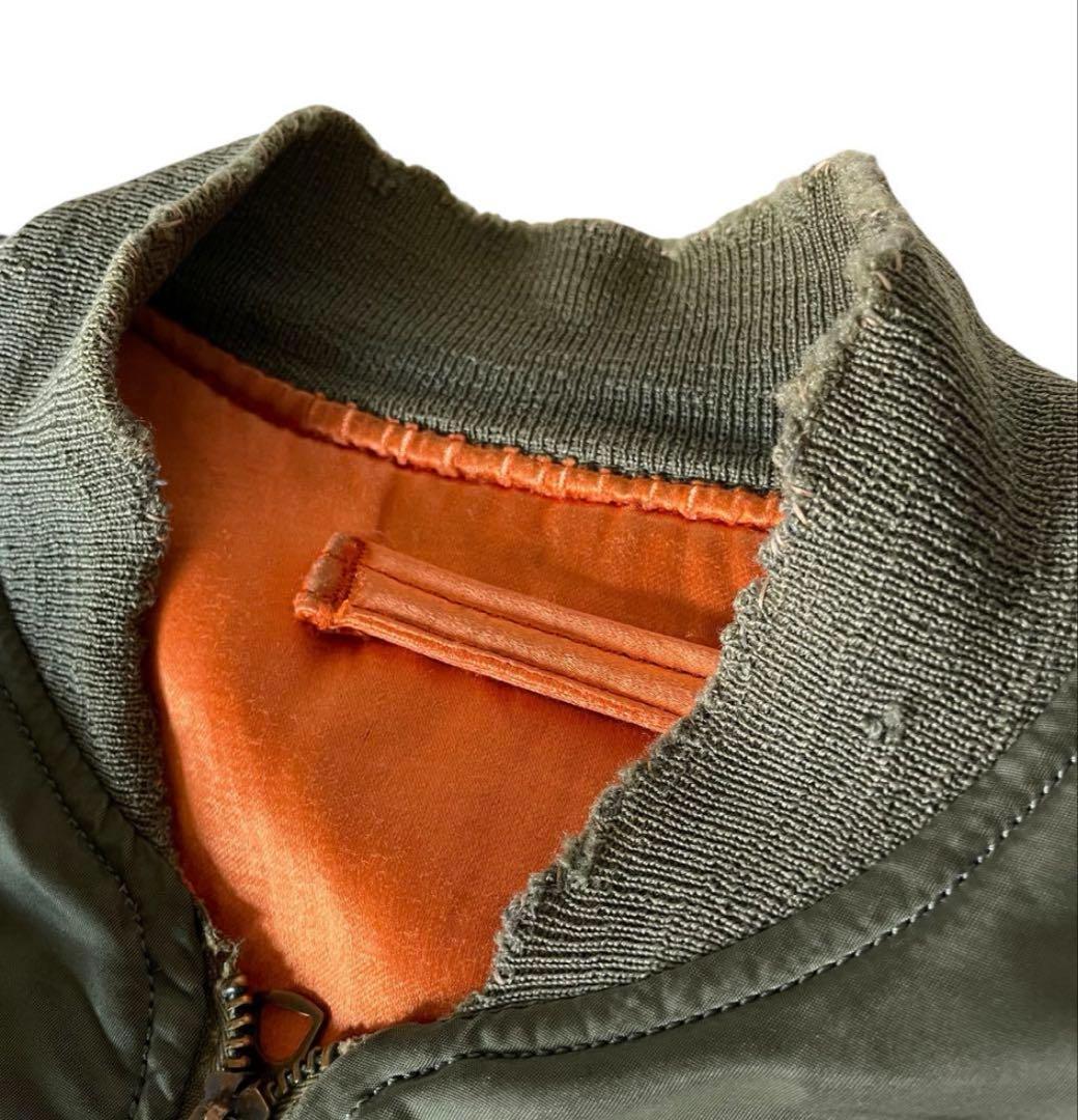 米軍実物 67年 L2-B フライトジャケット L オリーブ ma-1 60s