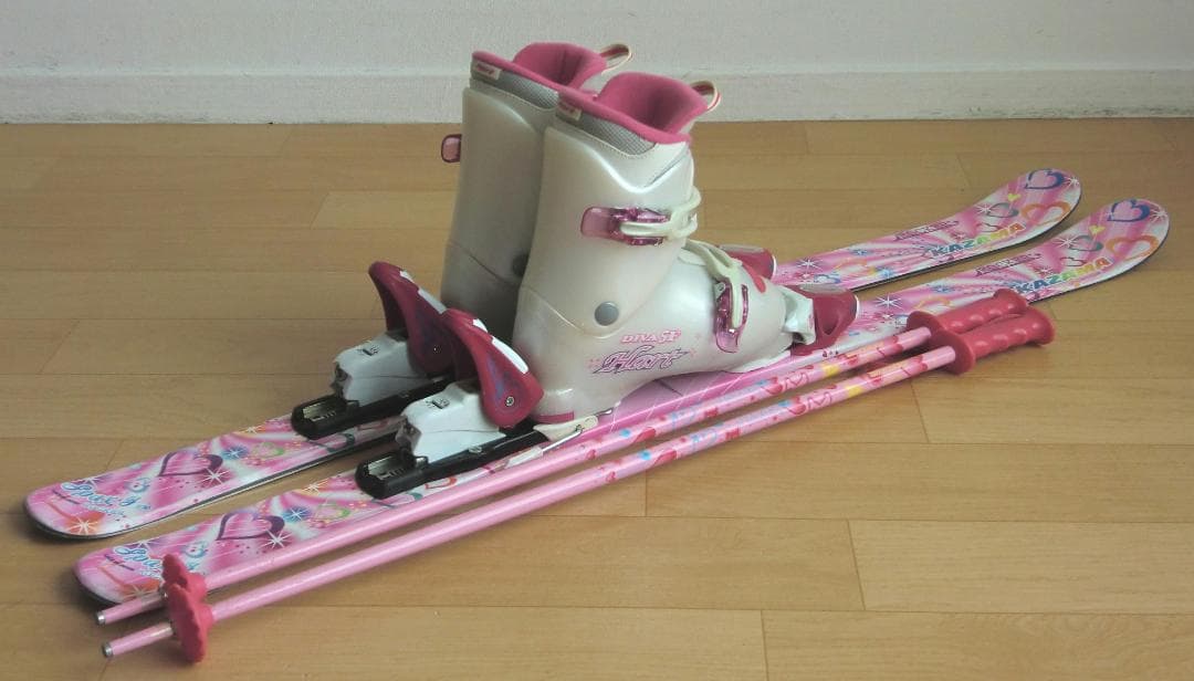 ■■11月限定■送料無料■KAZAMA■子供用スキー4点セット■106/21■■