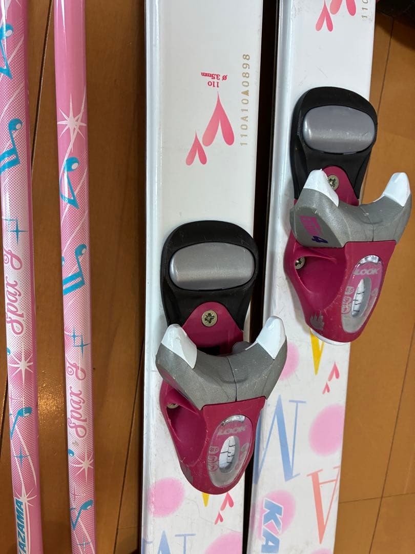 子供スキーセット 板110cm靴20.0cm 身長100〜125cm おまけ付き