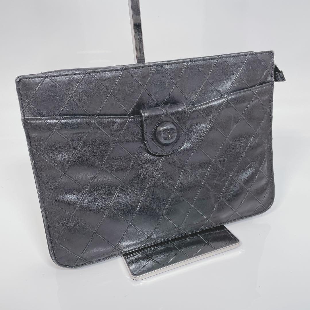 CHANEL　ビコローレ　ココマーク　クラッチバッグ