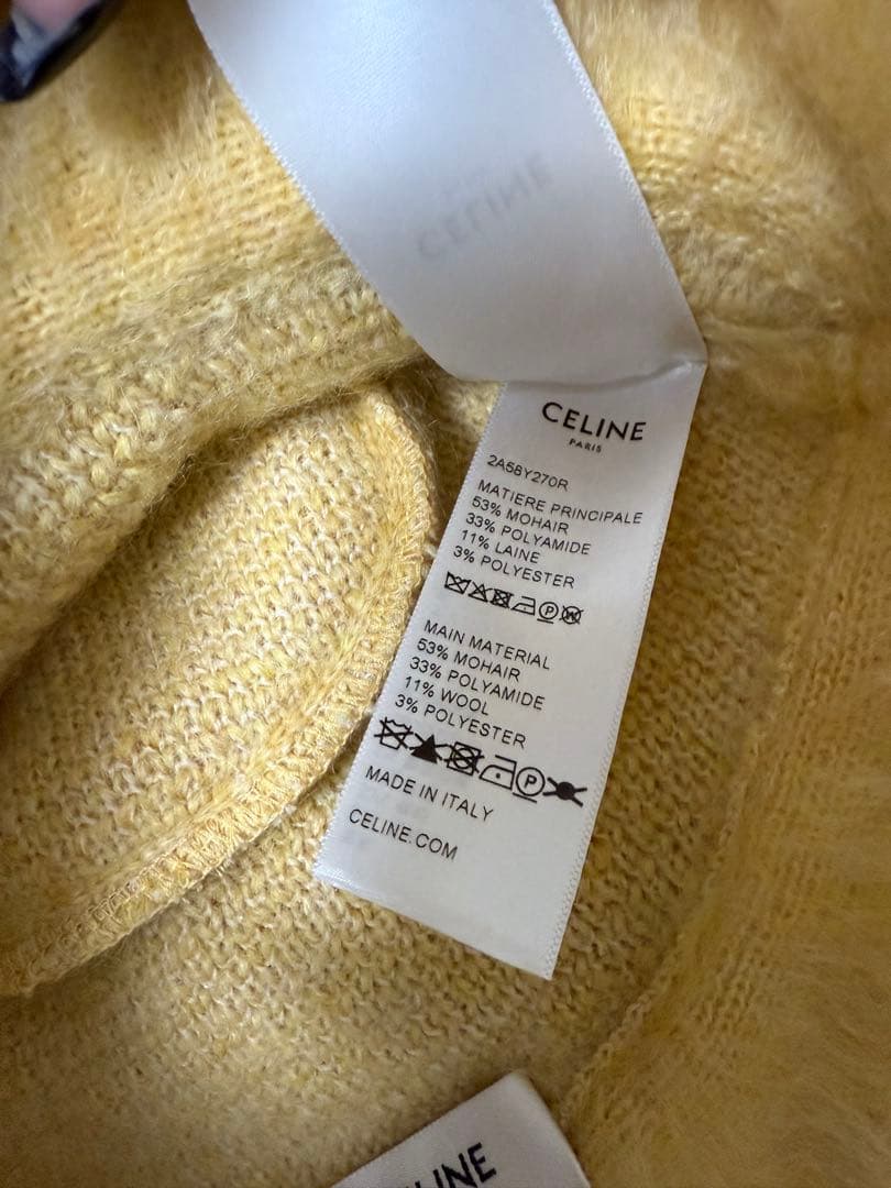 CELINE イエロー バケットハット