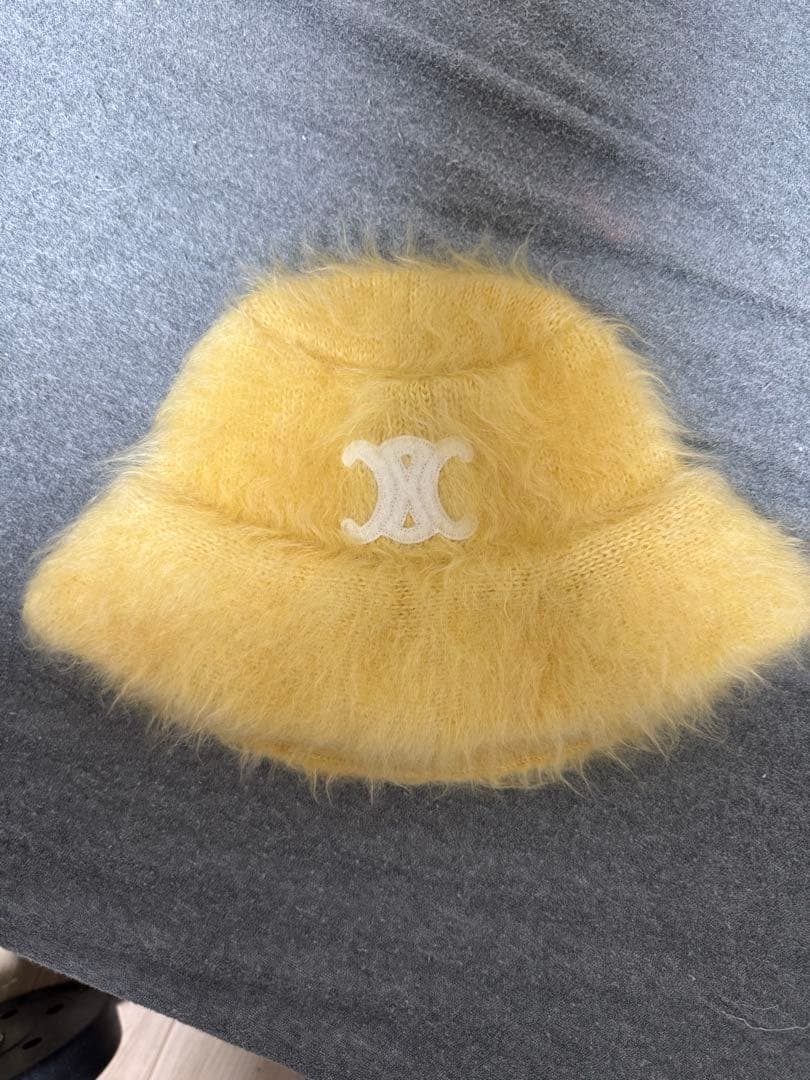 CELINE イエロー バケットハット