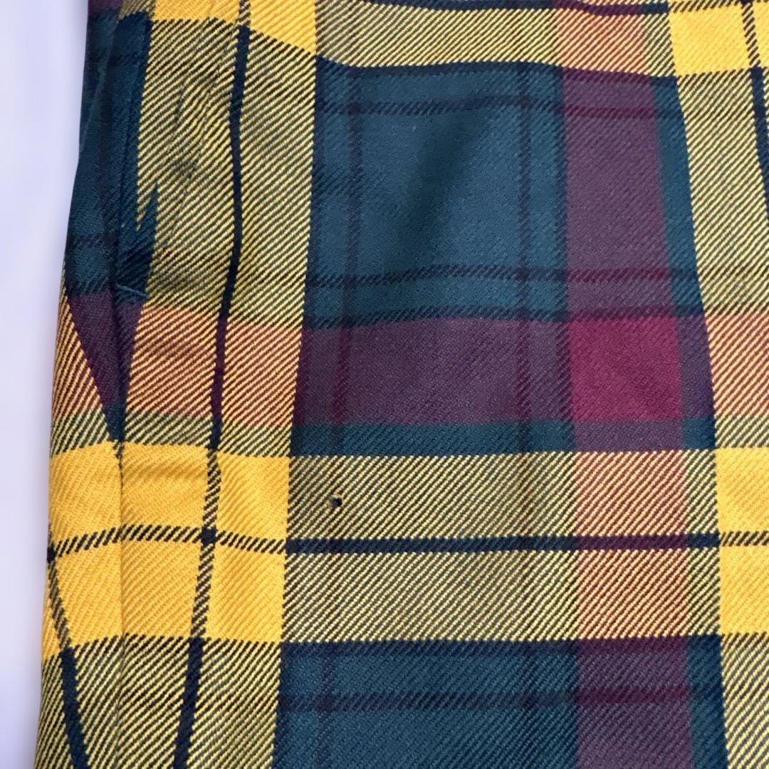 ギャルソン オムプリュス　04aw タータンチェック　スラックス　パンツ