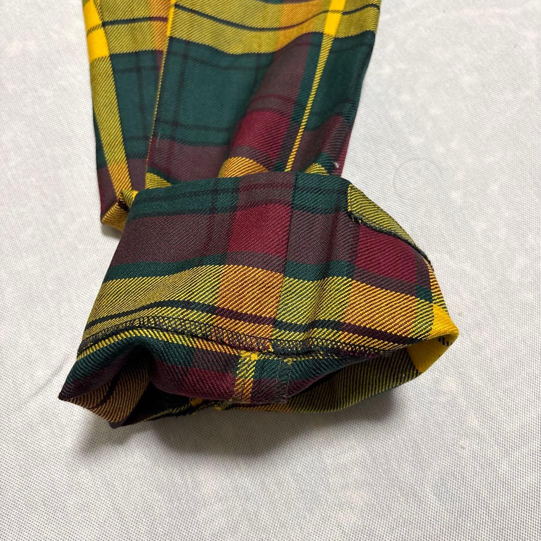 ギャルソン オムプリュス　04aw タータンチェック　スラックス　パンツ