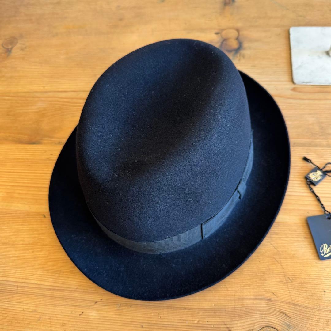 Italy製 ボルサリーノ Borsalino ラビットファーハット　サイズ59