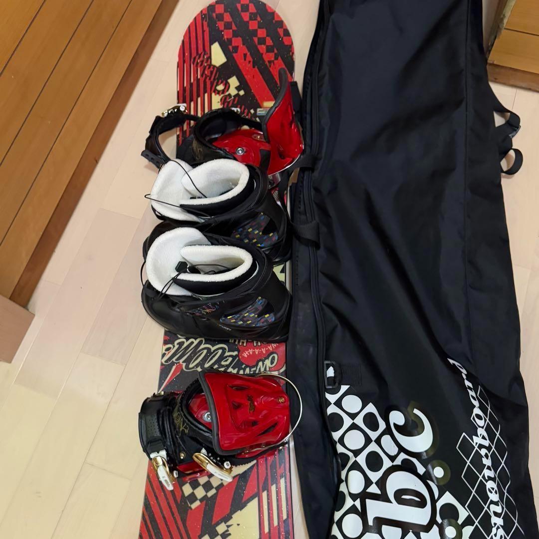 27.5cm スノーボードブーツケース　ビンディング4点セット　格安激安と特価