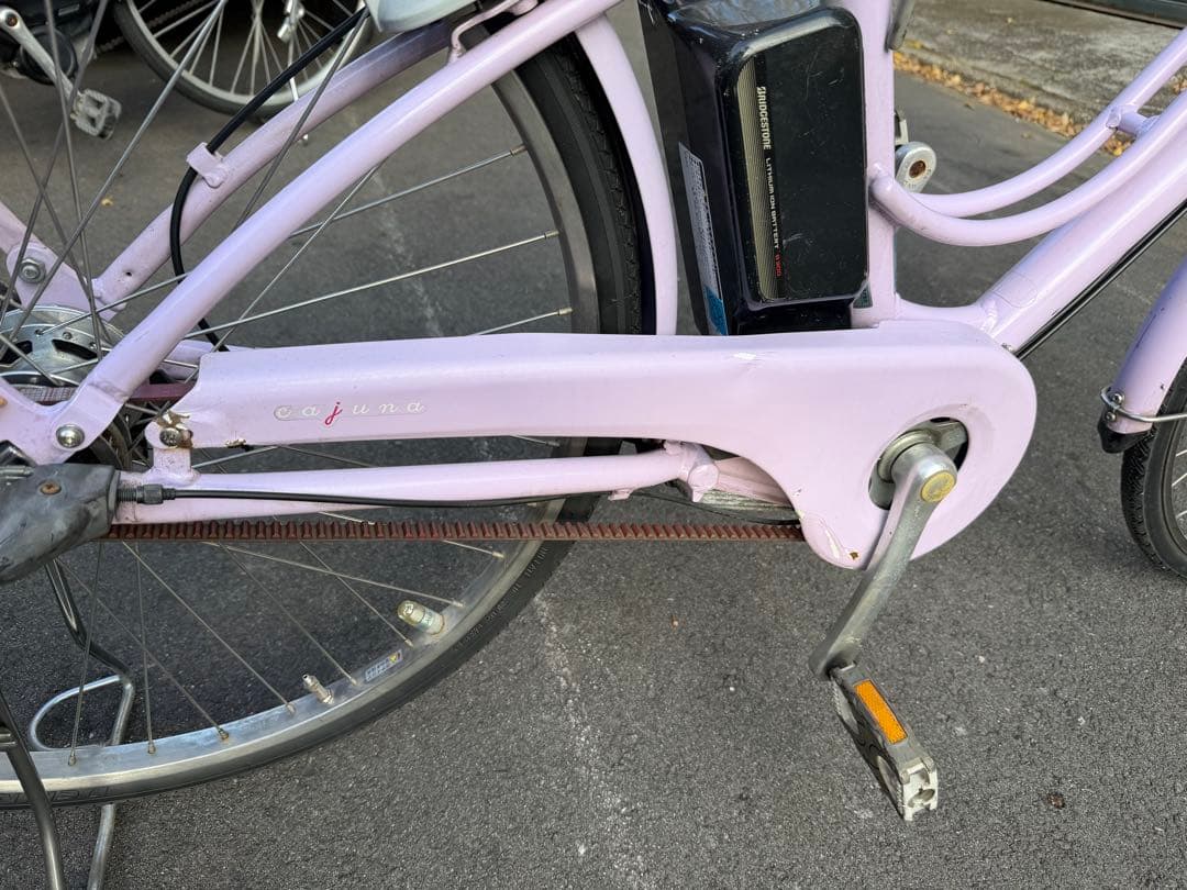 490ブリヂストン 電動アシスト自転車 26インチ自動充電タイプ