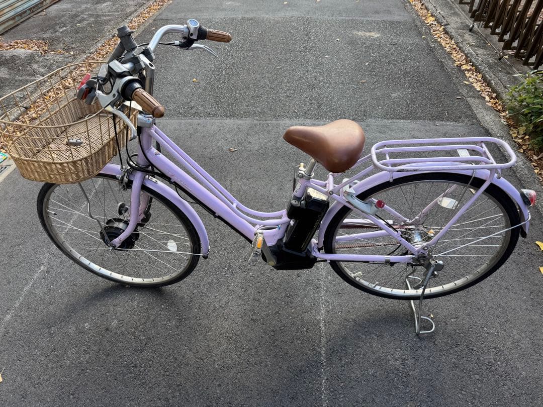 490ブリヂストン 電動アシスト自転車 26インチ自動充電タイプ