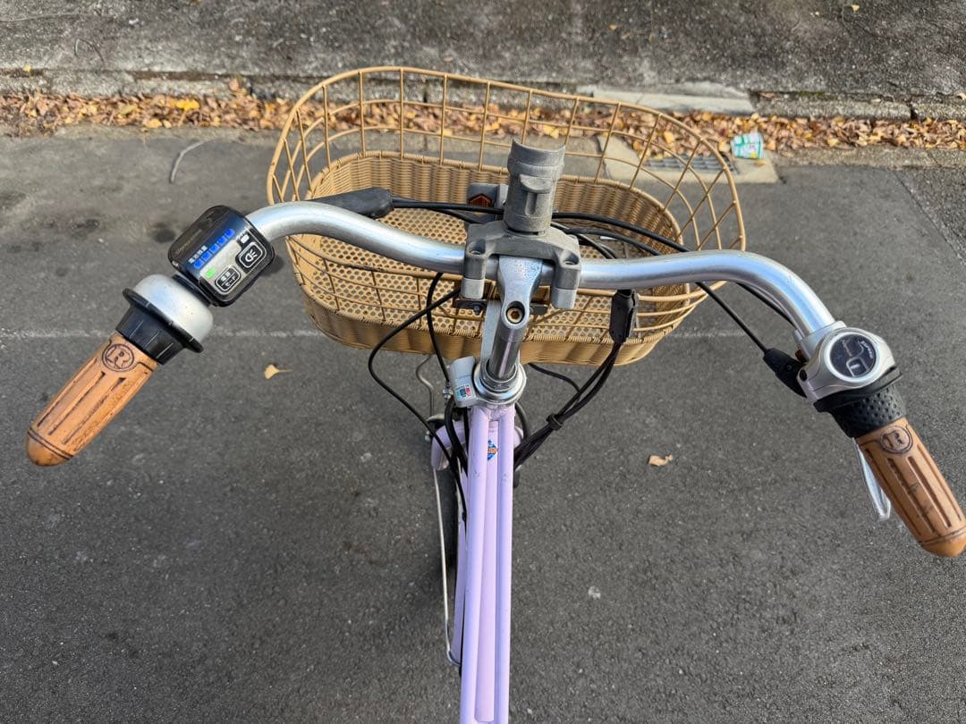 490ブリヂストン 電動アシスト自転車 26インチ自動充電タイプ