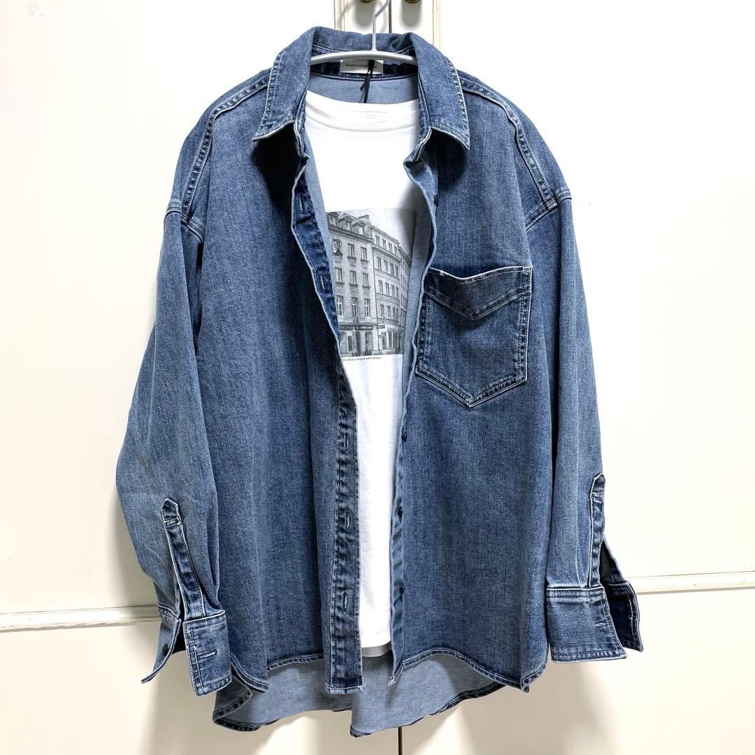 新品タグ付き　バンヤードストーム　デニムシャツジャケット