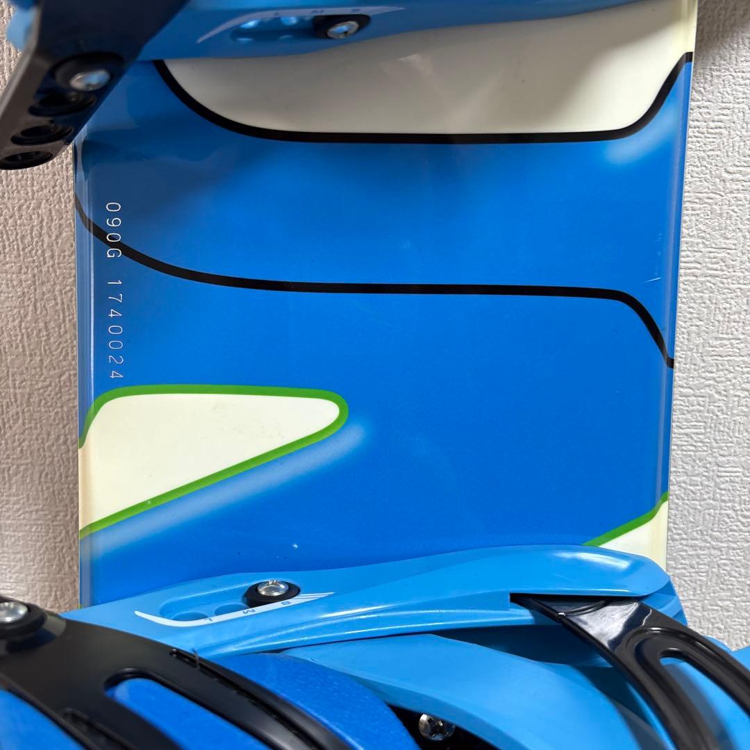 美品　キッズ　子供　スノーボードセット 18cm 90cm ワイヤーブーツ付き