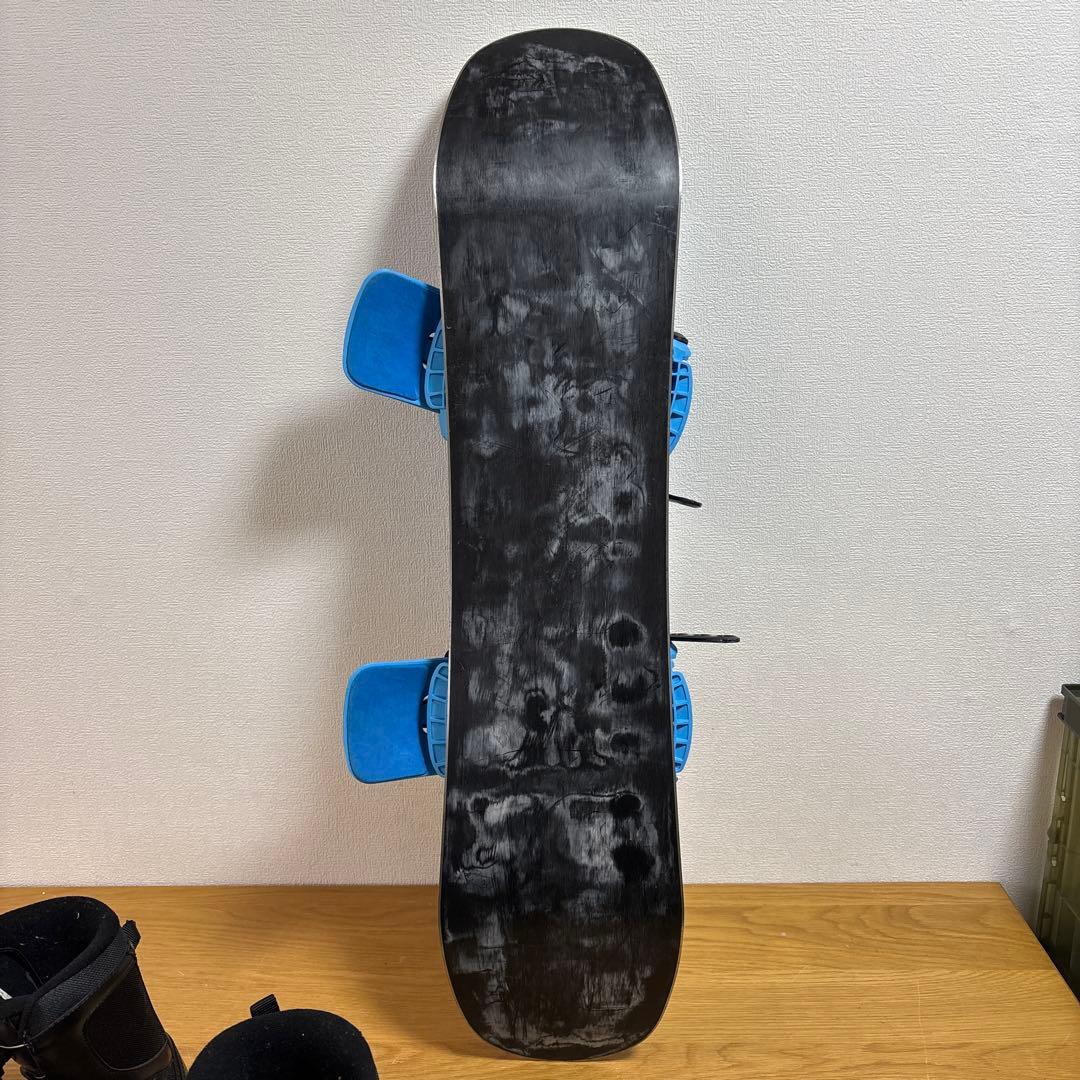 美品　キッズ　子供　スノーボードセット 18cm 90cm ワイヤーブーツ付き