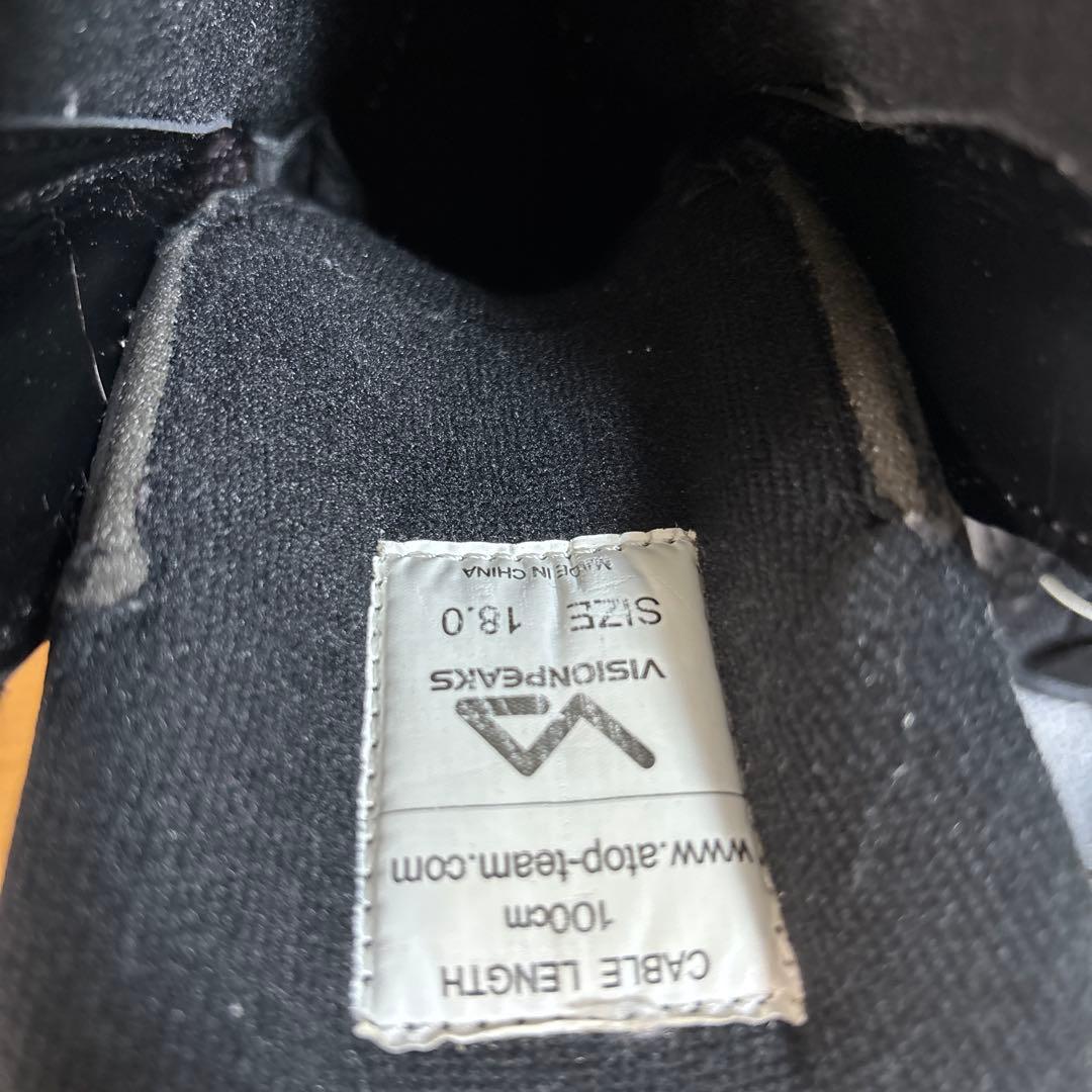 美品　キッズ　子供　スノーボードセット 18cm 90cm ワイヤーブーツ付き