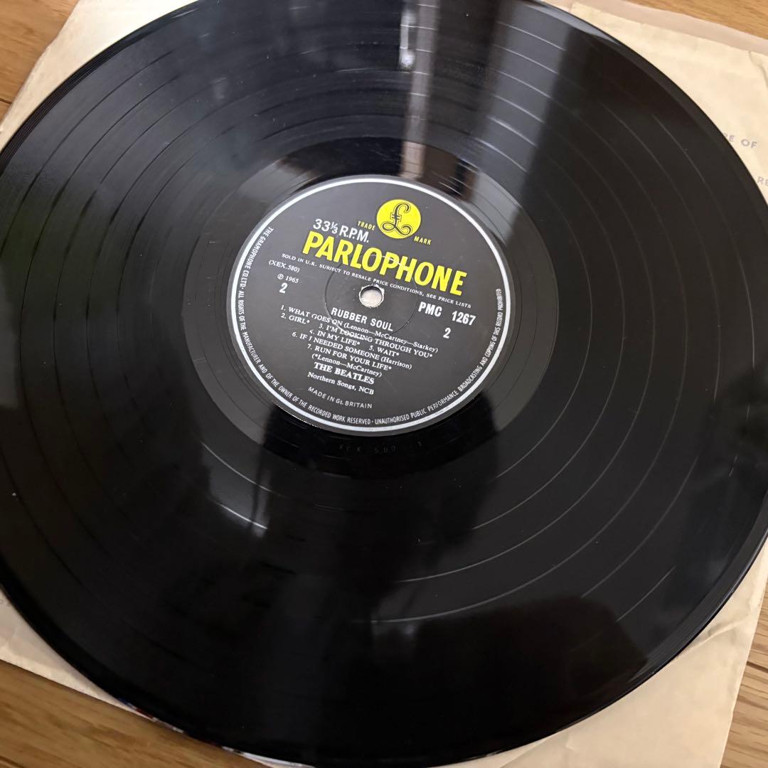 【ラウドカット‼︎】ビートルズ/ラバーソウル　UKオリジ　mono 【超轟音‼︎】