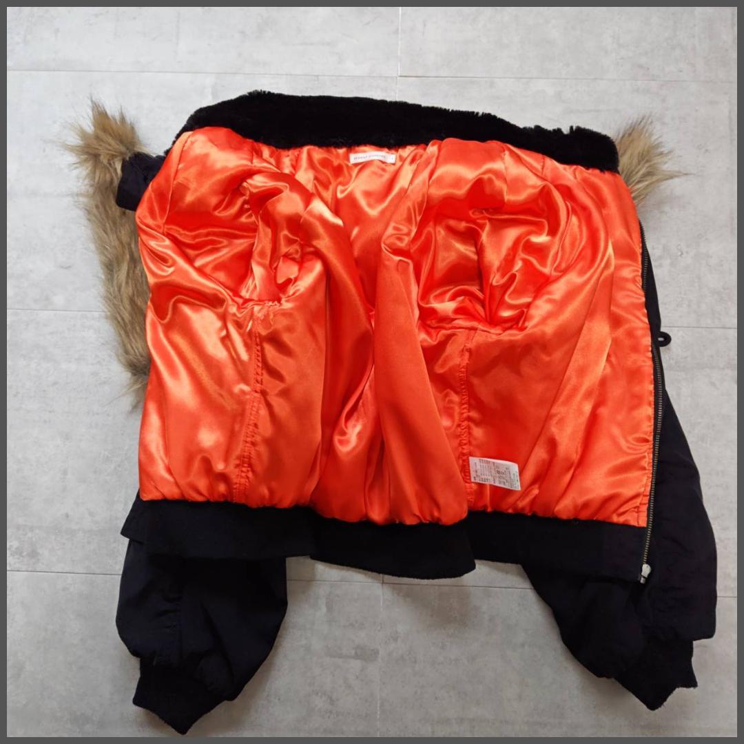 N2B flight bomber jacket N-2B black 短丈 F