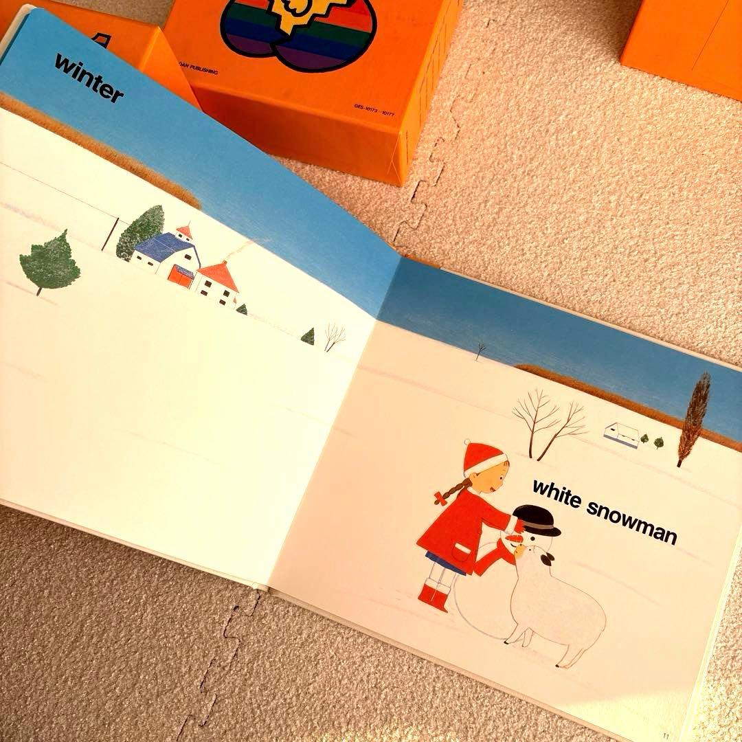 ブックローンチックチック ハローイングリッシュ 英語教材DVD 絵本セット未使用