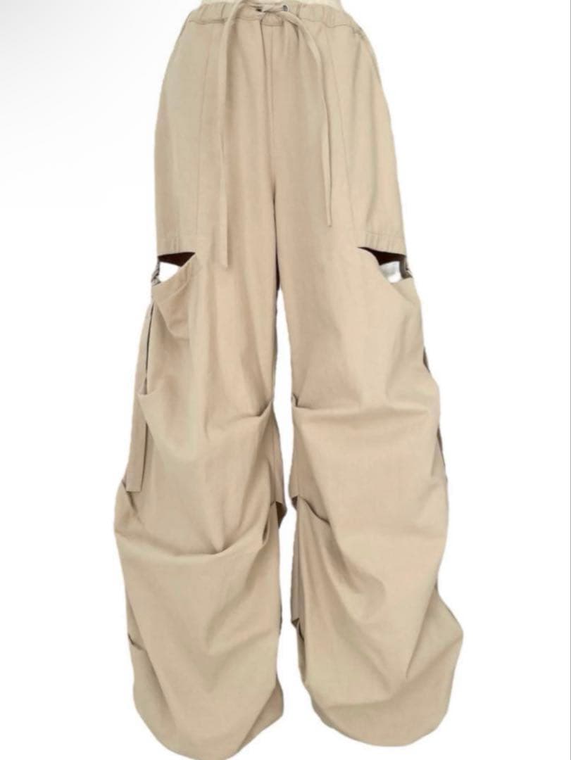 fiction tokyo サイドカットボリュームパンツ