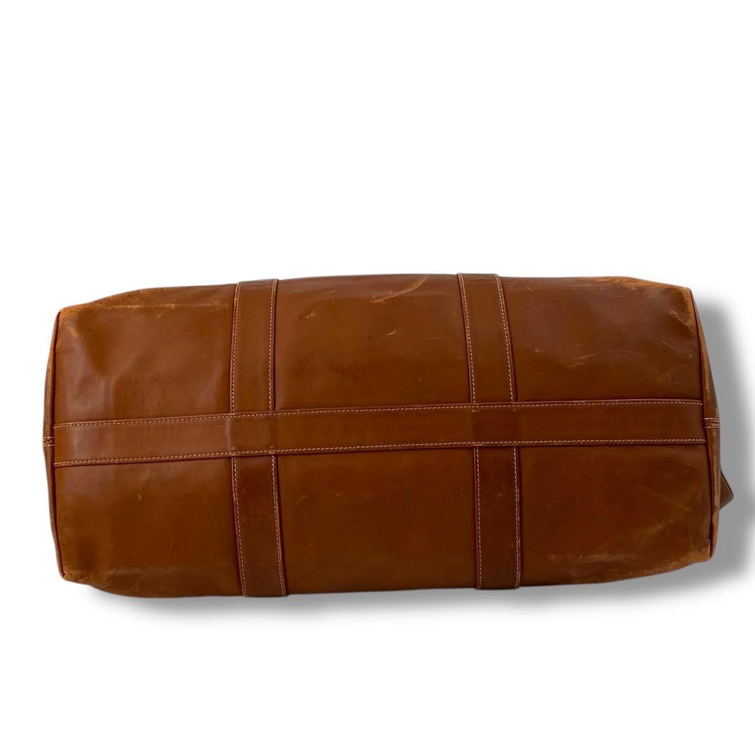 コーチ 大容量 レザー ボストンバッグ 2way ブラウン