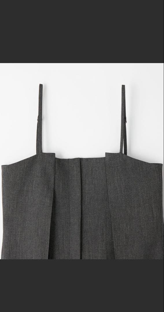 新品未使用タグあり＜EMMEL REFINES＞EM タックキャミ サロペット