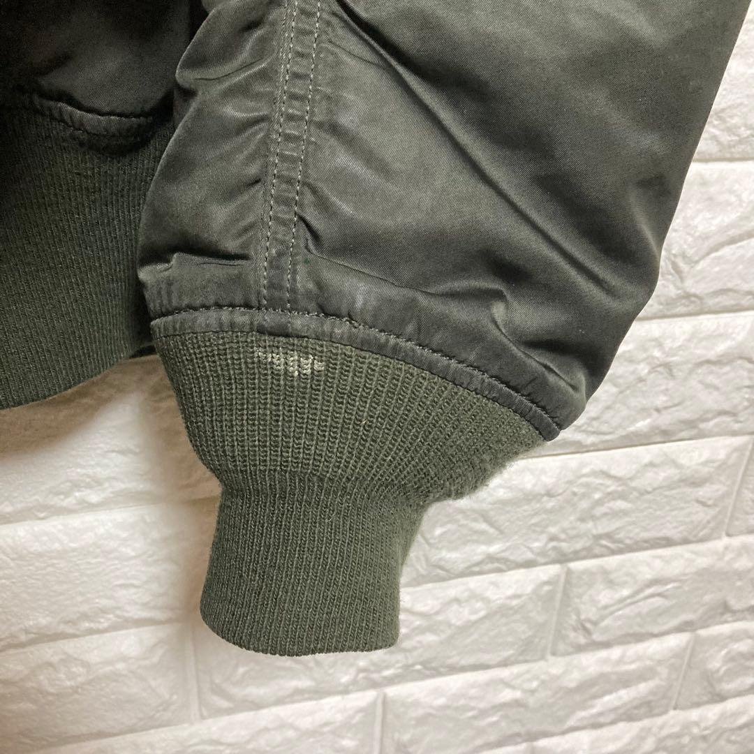 【アルファインダストリーズ】（L）MA1フライトジャケット ミリタリー アメカジ