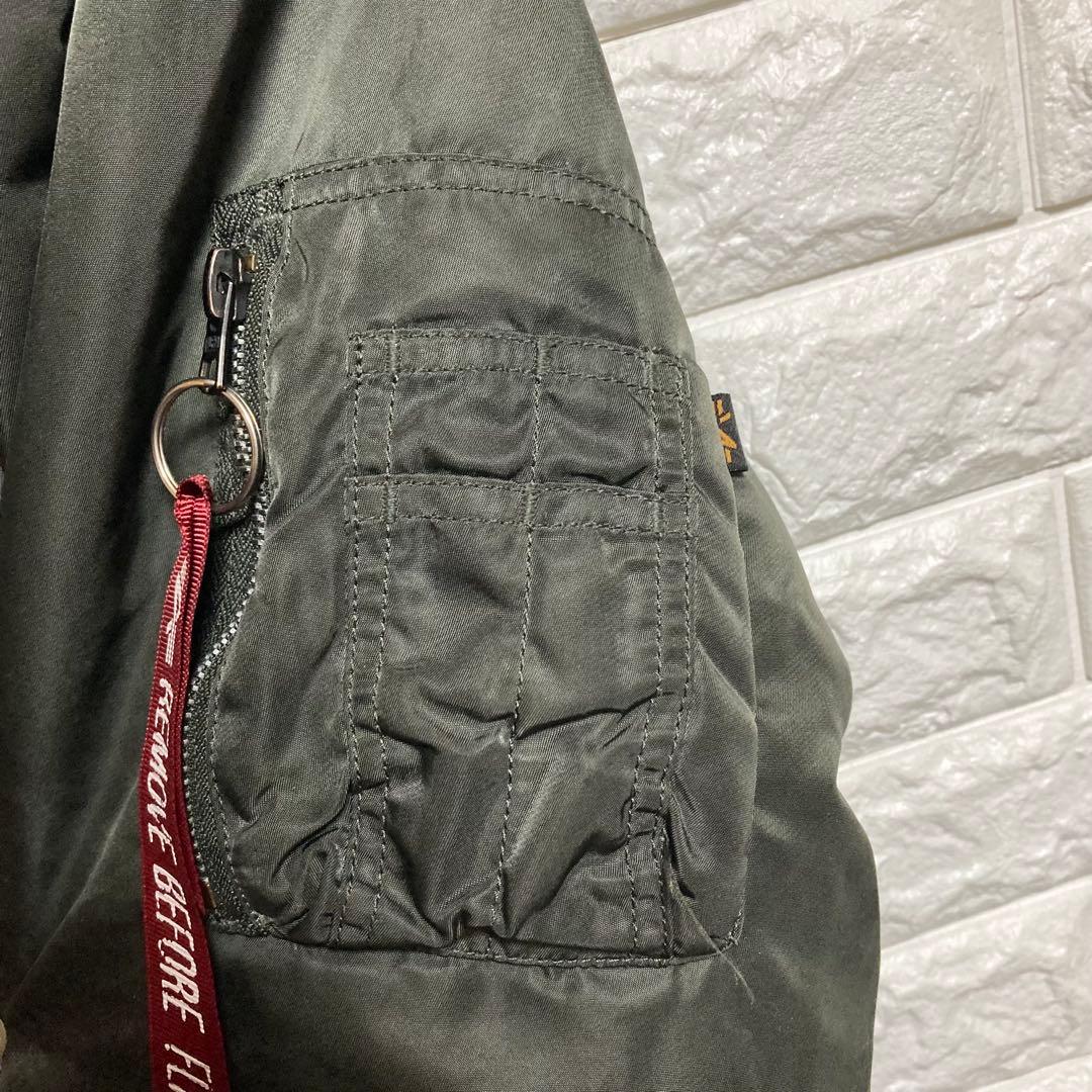 【アルファインダストリーズ】（L）MA1フライトジャケット ミリタリー アメカジ