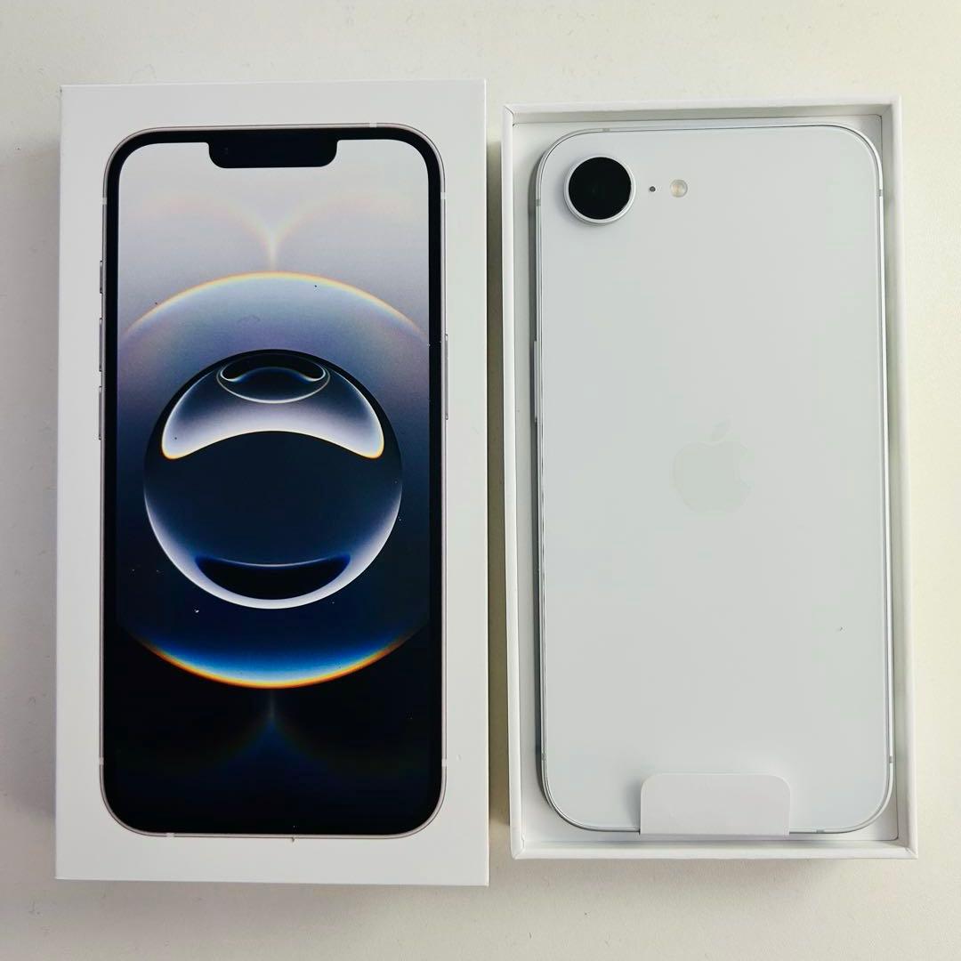 iPhone 16e 新品 店頭動作チェックのみ　128GB　ホワイト