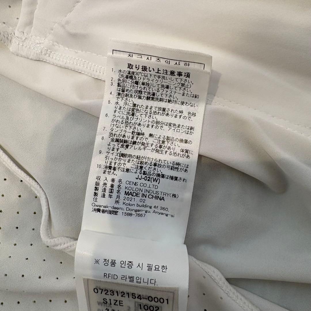 WAAC ワック ジップジャケット アウター 薄手 ホワイト 白 サイズ2