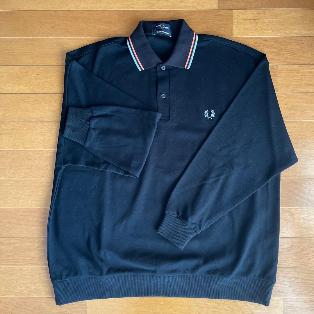 FRED PERRY×BEAMS 別注 長袖 ポロ スウェット