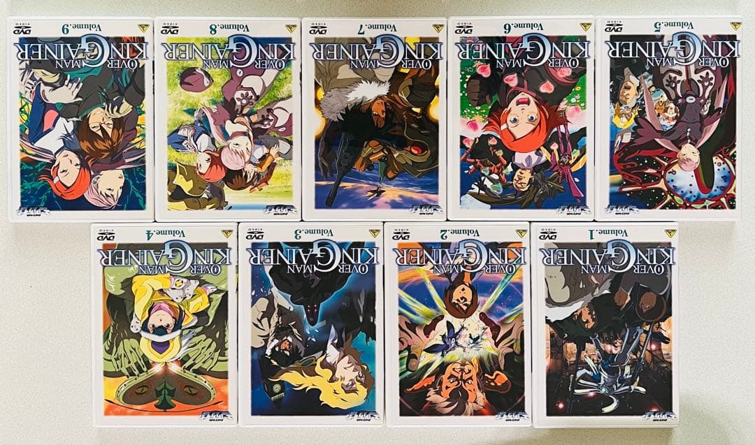 OVERMAN キングゲイナー DVDBOX全9巻 特典付き
