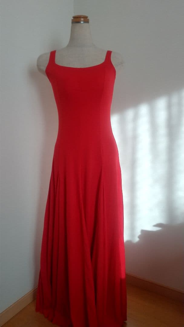 フラメンコ衣装 赤