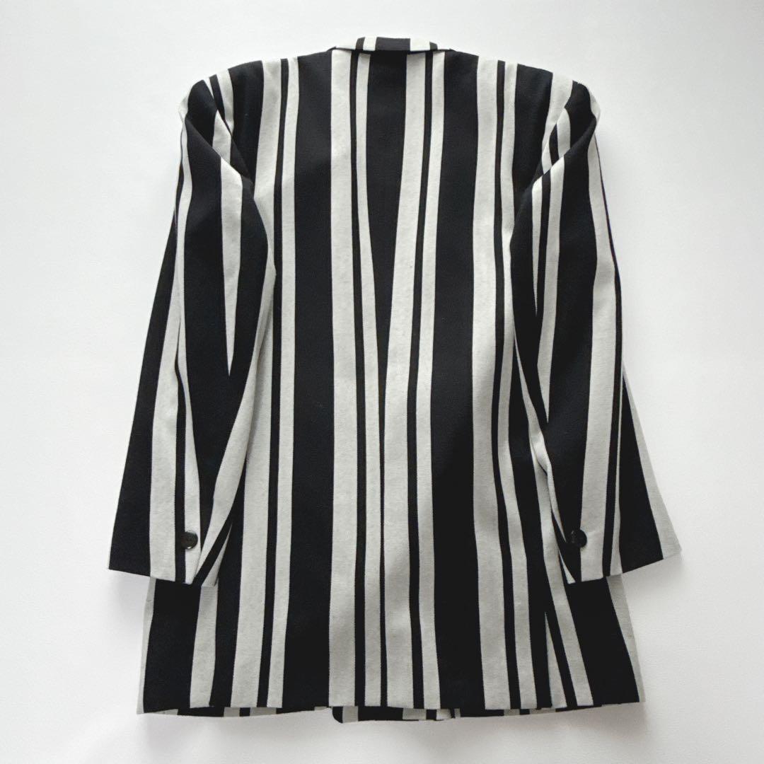 【希少】GIOVE GIUNOE ダブルスーツ セットアップ 黒×白　46-48