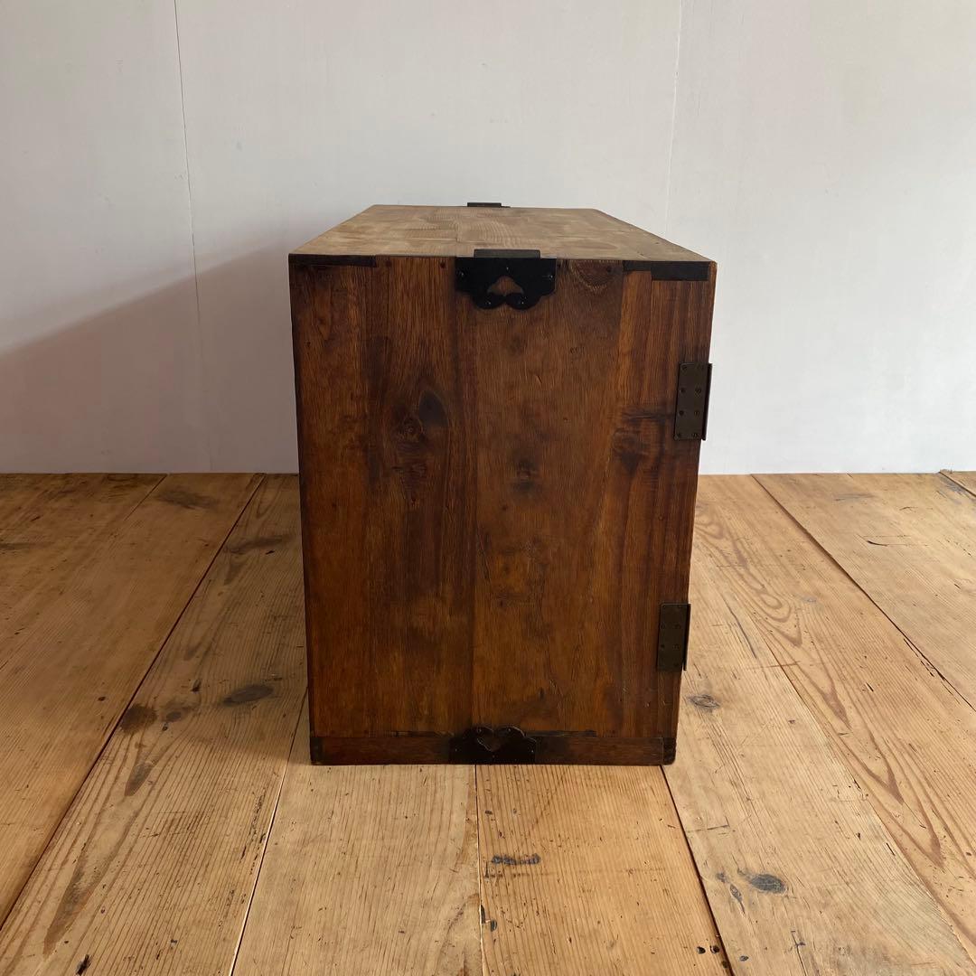 アンティーク チェスト 箪笥 ローボード テレビ台 昭和レトロ z807