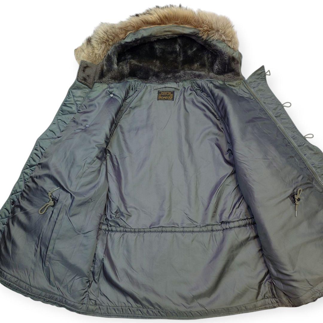 【50s】米軍実物 USAF 最初期 黒タグ N-3B フライトジャケット L