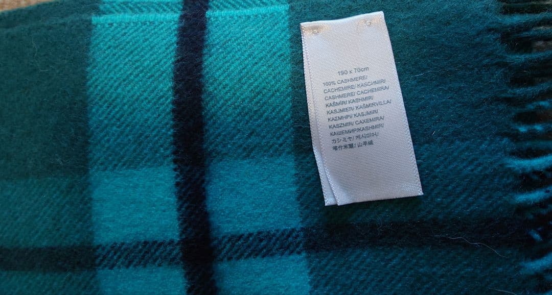 Johnstonsジョンストンズ 大判 カシミヤ ストール プラスカーデンアビー