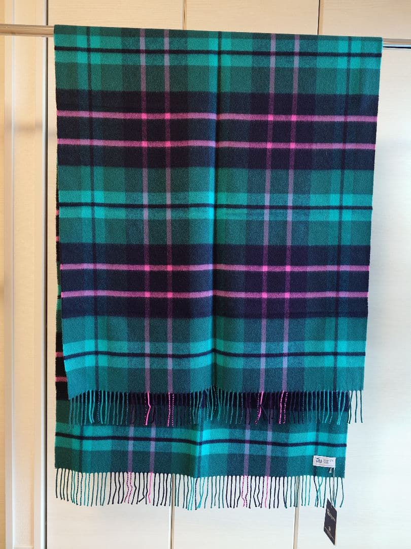 Johnstonsジョンストンズ 大判 カシミヤ ストール プラスカーデンアビー