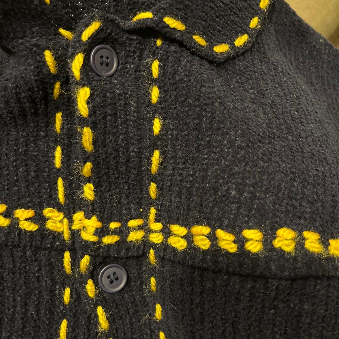 トップス PHINGERIN PG1 KNIT NAVY