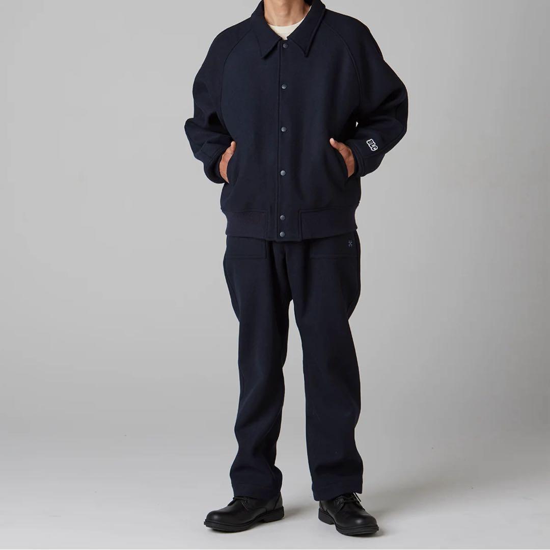 ブルコ　HEAVY MELTON AWARD JACKET ブラック　XL