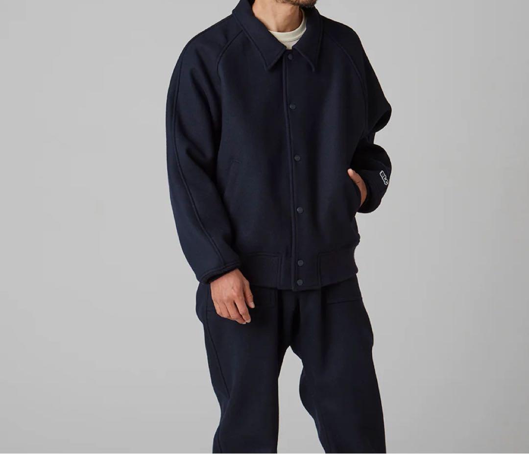 ブルコ　HEAVY MELTON AWARD JACKET ブラック　XL