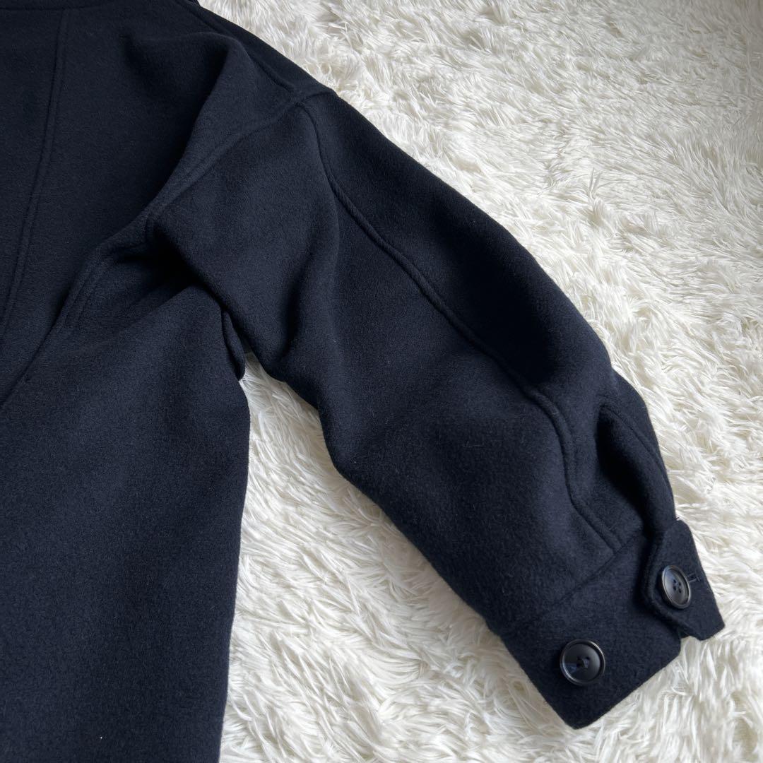 ✨美品✨ ビアズリー ウールビッグショートコート 2WAY 近年 23AW