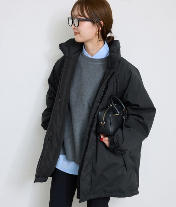 新品♥ウォッシャブル中綿モンスターパーカーブルゾンSLOBE IENA　24AW