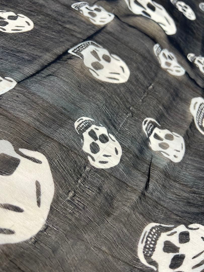 Alexander McQUEEN スカル ストール SILK