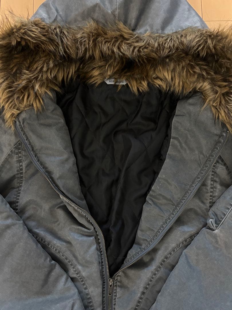 vintage make short fur jacket -ファージャケットL