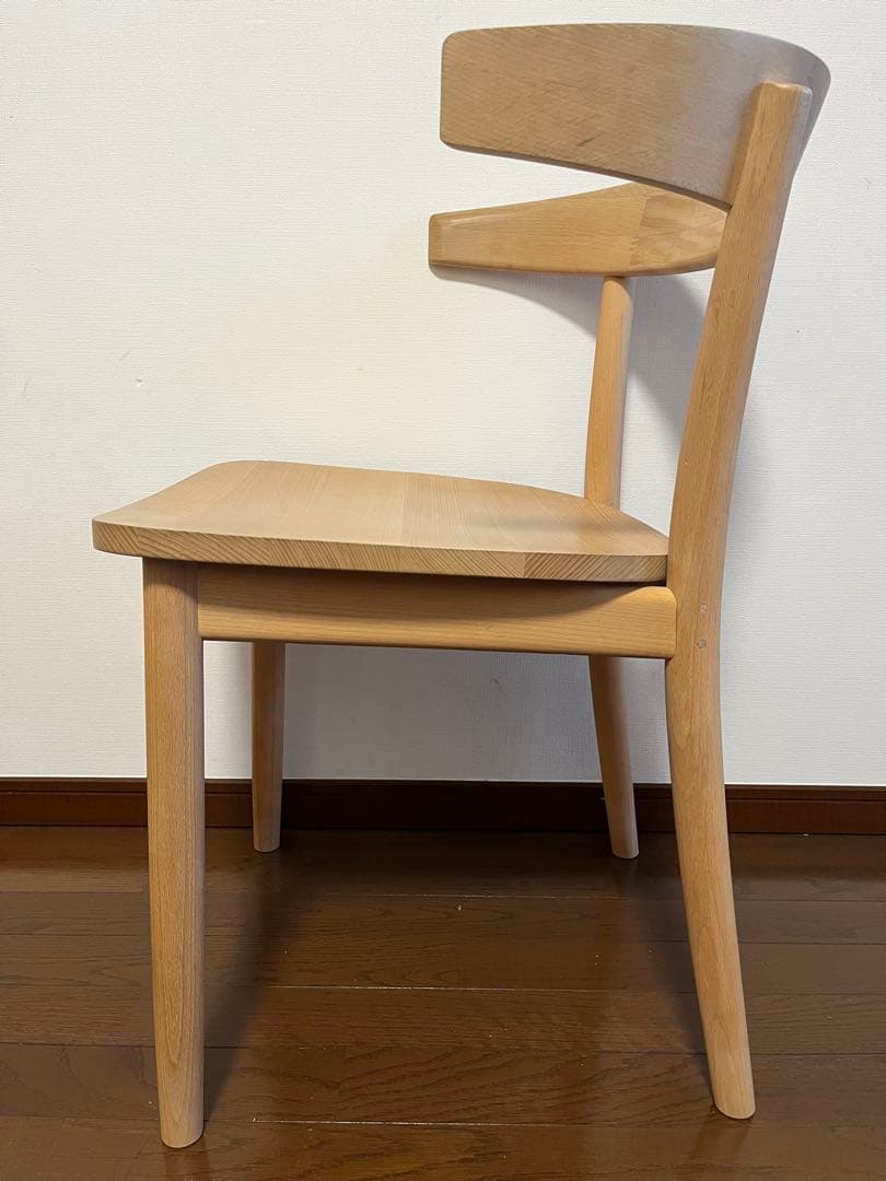 無印良品　ブナ無垢材チェア　1脚