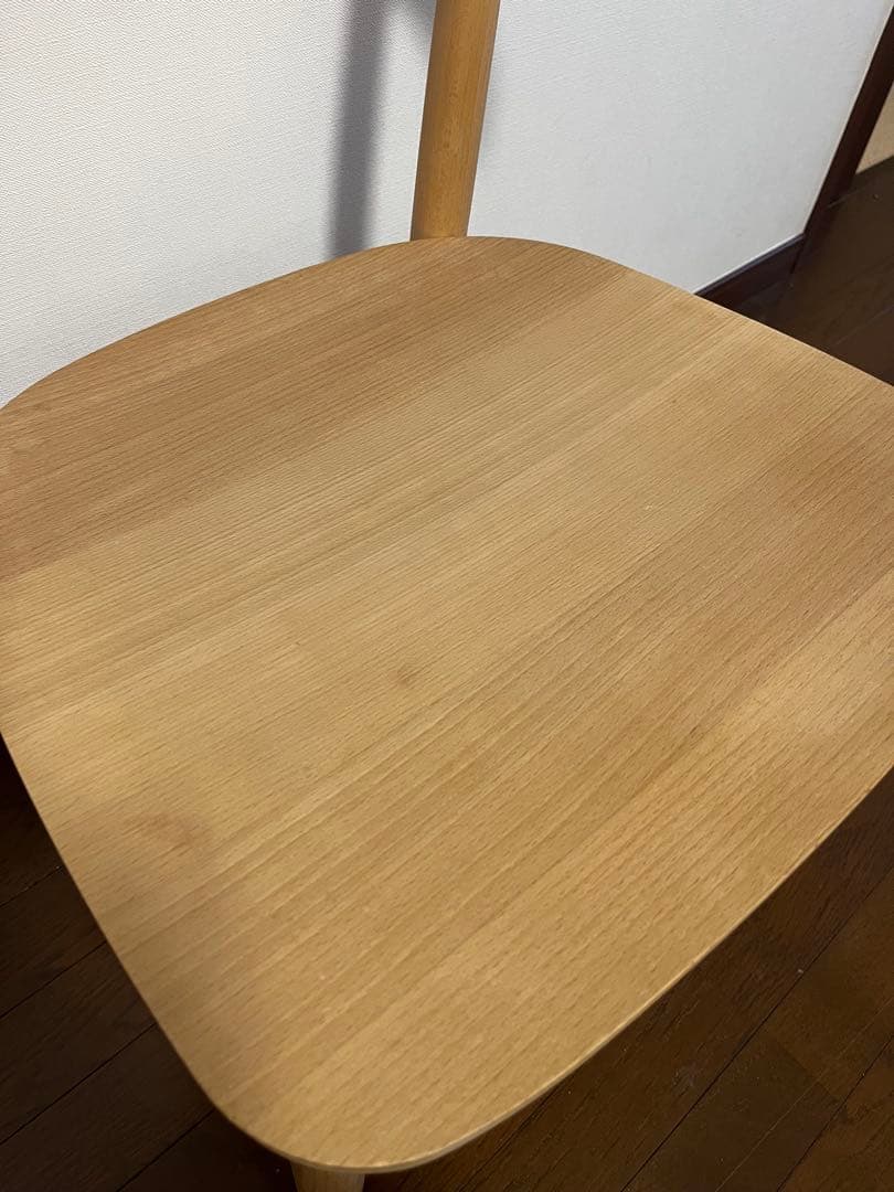 無印良品　ブナ無垢材チェア　1脚